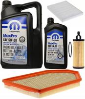 Variklio alyva MOPAR 5W20 6L ir CHALLENGER 3.6 filtro komplektas 2014–2022