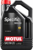 Variklio alyva MOTUL 0W20 5L SPECIFIC RBS0-2AE, VOLVO VCC RBS0-2AE, C5
