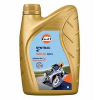 Sintetinis variklio tepalas motociklams Gulf Syntrac 4T 10W-40 JASO MA2, 1 l