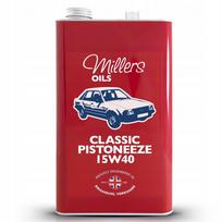Variklio alyva MILLERS Classic Pistoneeze 15W40, 5 l, senovinėms automobiliams