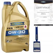 Variklio alyva RAVENOL FES 0W30 4L, FORD WSS-M2C950-A, PSA B71 2312