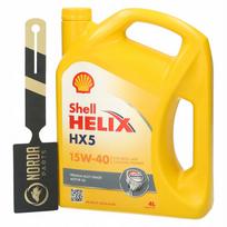 Variklio alyva Shell Helix HX5 15W40, mineralinė, 4L, API SN/CF, ACEA A3/B3