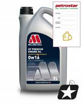 Variklio alyva MILLERS XF PREMIUM 0W16, 5 l