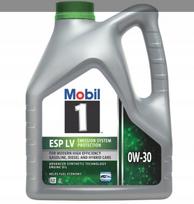 Variklio alyva MOBIL 0W/30 ESP LV, 4 l, palaiko kuro ekonomiją