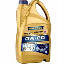Variklio alyva RAVENOL VSE 0W20, 4 l