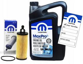 Variklio alyva MOPAR 0W20 5L ir alyvos filtras MO349 Chrysler Pacifica 68191349AC
