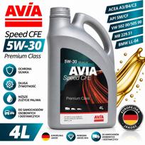 Variklio alyva AVIA Speed CFE 5W30 4L, BMW, VW, Audi, Skoda, A3/B4/C3