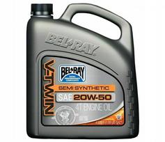Variklio alyva BEL-RAY V-TWIN pusiau sintetinė 20W50, 4 l
