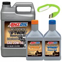 Alyvos rinkinys Harley Amsoil 20W50 varikliui, MCV dėžė, MVT sankaba, MVP