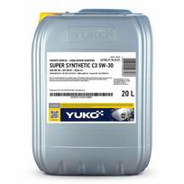 Variklio alyva YUKO Super Synthetic C3 5W-30 VW 504/507, BMW LL-04, 20 l