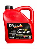 Variklio alyva Divinol Syntholight 03 5W-30 4 l Longlife