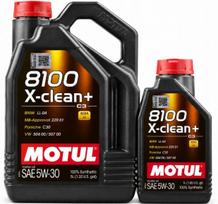 Variklio alyva MOTUL 8100 X-CLEAN+ 5W30 C3, 6 l, QR kodas