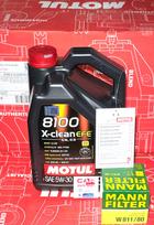 Variklio alyva MOTUL 8100 X-CLEAN EFE 5W30, 5 l, C2/C3, VW 505 01, su filtru W811/80