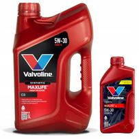 Variklio alyva VALVOLINE MaxLife C3 5W30, 6 l (5 l + 1 l), BMW LL-04, MB 229.51, API SN/CF, tinka DPF sistemoms