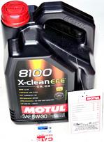Variklio alyva MOTUL 8100 X-CLEAN EFE 5W30, 7 l, C2/C3, VW 505, ORG 109471