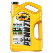 Variklio alyva PENNZOIL PLATINUM 0W-20, sintetinė, 4,73 l