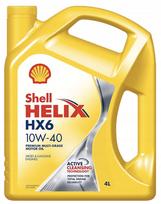 Variklio alyva SHELL HELIX HX6 10W40, 4 l, SN/CF, 229.3, RN700, 502.00, 505.00