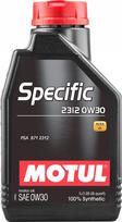 Variklio alyva MOTUL SPECIFIC 2312 0W30, 1 l