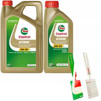 Variklio alyvos rinkinys Castrol Edge TITANIUM FST 5W-30 LL K9, 5 l + 1 l dovana + pakabukas