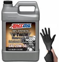 Motociklų sintetinis variklio alyva AMSOIL 20W50, Harley Davidson MCV