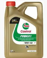 Variklio alyva CASTROL 10W-40 POWER 1 4T, 4 l, JASO MA-2, API SN, 15F5A1