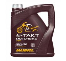 Motociklų alyva MANNOL 7814 10W-50 4T, 4 l