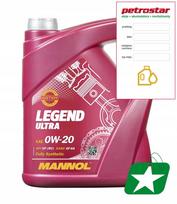 Variklinė alyva MANNOL LEGEND ULTRA 0W20, 4 l