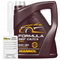 Variklio alyva Mannol Formula SEF 5W30, sintetinė, 5 l, C2/C3