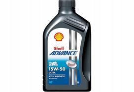 Variklinė alyva SHELL 15W-50 4T ADVANCE ULTRA, 1 l