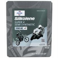 Motociklų pusiau sintetinė alyva FUCHS Silkolene Super 4 10W40, 4 l