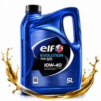 Variklio alyva ELF Evolution 700 STI 10W40 5L, pusiau sintetinė, benzininiams ir LPG varikliams
