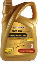 Variklio alyva Tedex Synthetic (MS) 5W20, 4 l
