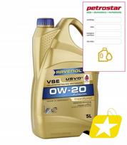 Variklio alyva RAVENOL VSE 0W20 USVO, 5 l