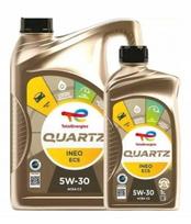 Variklinė alyva TOTAL QUARTZ INEO ECS 5W30, 6 l + serviso pakabukas dovanų
