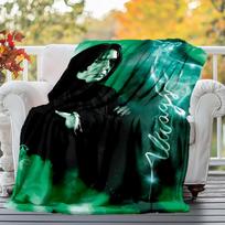 1 vnt. Snape Dementor Hogwarts Lauko flanelės pledas Visų sezonų minkštas šiluma, Namų dekoras 1031065 130x150cm blue