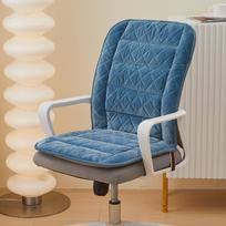 Winter Electric Heating Cushion Comfortable Removable Office Chair Cushion 3 Speed Temperature Warm Back Heated Seat Seat Mat mėlyna