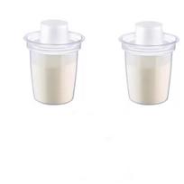 6 vnt. 80 ml kūdikio pieno miltelių dozatorius Nešiojama kūdikio maisto laikymo dėžutė Kūdikio mišinio dozatorius Iš anksto dozuota mišinio miltelių dėžutė beige