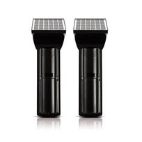 Solar Wireless Infrared Beam Security Alarm for Outdoor Perimeter Protection black