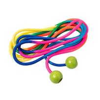 5m Length Nonslip Jump Rope Fitness Equipment Outdoor Funny Group Skipping Rope with Wooden Ball Handle Enduring žalia
