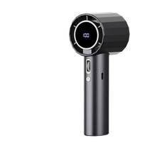 High-Power Portable USB Rechargeable Handheld Fan for Home and Outdoors black