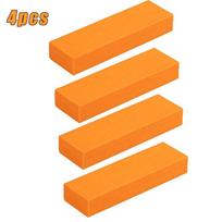 Rūdžių ir apnašų valiklis, guminis trintukas virtuvei, voniai, tualetui, buitinis valymo įrankis 4PCS oranžinė