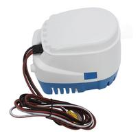 Bilge Submersible Pump Electric Automatic Water Drainage Pump with Reed Sensor System for Boat Power white