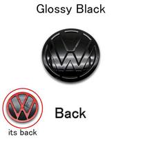 For VW Passat B8 2016 2017 2018 Logo Car Badge Hood Front Grille Rear Trunk Emblem Decoration Accessories Replacement Parts black