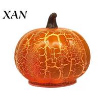 Pumpkin Lantern Decor Cute LED Night Light, Rechargeable Touch Lamp for Rustic Window Display Lights Kids Nursery, Halloween Tabletop Bedroom B orange