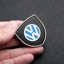3D Metal Wings Stying Car Trunk Fender Emblem Stickers  For Volkswagen Golf Polo Tcross Tiguan J237 Sharan Scirocco Touran Touareg MK juoda