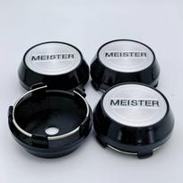 4pcs MEISTER Logo Emblem Car Wheel Center Caps 60mm 64mm 65mm 68mm 69mm Hub High Cap Car Accessories for W DNHFG5 Work Rim Hubcap Cover MEISTER Badge&69MM High Cap