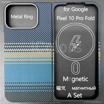 for Google Pixel 10 Pro Fold Magnetic MagSafe Case Aramid Carbon Fiber Case Ultra Thin Lightweight Aramid Fiber Cover Google Pixel 10 Pro Fold