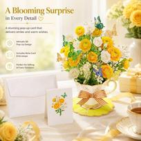 Birthday Cards Pop Up Teacup Card with Envelope & Message Note Pop Up Card  Birthday Gift