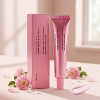 PDRN Booster Shot Serum with Rosy & Peptides For Dark Spots Care,Improve Fine Lines Make Facial Skin Glow Hydrating Face Cream 1 PC pink