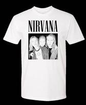 Nirvana Hanson Funny Pop Rock Music Parody Band T-SHIRT White Unisex T-Shirt S gray